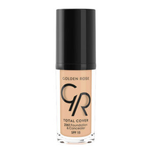 GOLDEN ROSE-TOTAL COVER 2IN1 FOUNDATION&CONCEALER - Kontrafouris Cosmetics