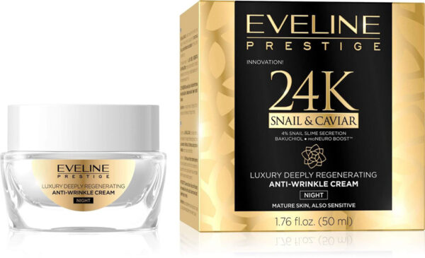 24K SNAIL & CAVIAR NIGHT CREAM - Kontrafouris Cosmetics