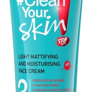 CLEAN YOUR SKIN LIGHT MATTIFYING & MOISTURISING FACE CREAM-Kontrafouris Cosmetics