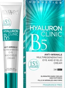 HYALURON CLINIC B5 ANTI-WRINKLE MULTIREGENERATING EYE AND EYELID CREAM-Kontrafouris Cosmetics