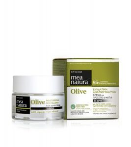 MEA NATURA Olive Moisturizing, Revitalizing 24-Hour Face & Eyes Cream-Kontrafouris Cosmetics