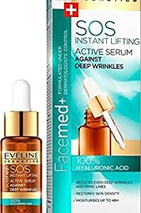 SOS ACTIVE SERUM AGAINST DEEP WRINKLES 100% HYALURONIC ACID-Kontrafouris Cosmetics