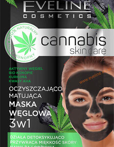 CANNABIS SKIN CARE PURIFYING AND MATTIFYING CHARCOAL MASK-Kontrafouris Cosmetics