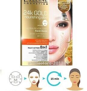 24K GOLD NOURISHING ELIXIR ULTRA-REVITALIZING FACE MASK-Kontrafouris Cosmetics