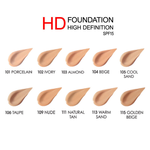 GOLDEN ROSE-HD FOUNDATION HIGH DEFINITION - Kontrafouris Cosmetics
