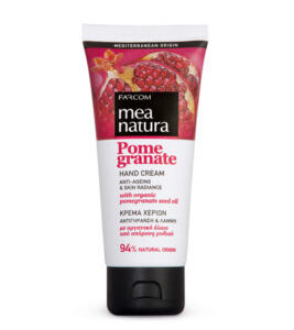 MEA NATURA Pomegranate Hand Cream Anti-Ageing & Skin Radiance-Kontrafouris Cosmetics