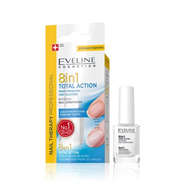 Eveline Nail Therapy 8 in 1 Total Action-Kontrafouris Cosmetics