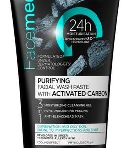 Eveline- FACEMED+ Purifying Facial Wash Paste With Activated Carbon-Kontrafouris Cosmetics